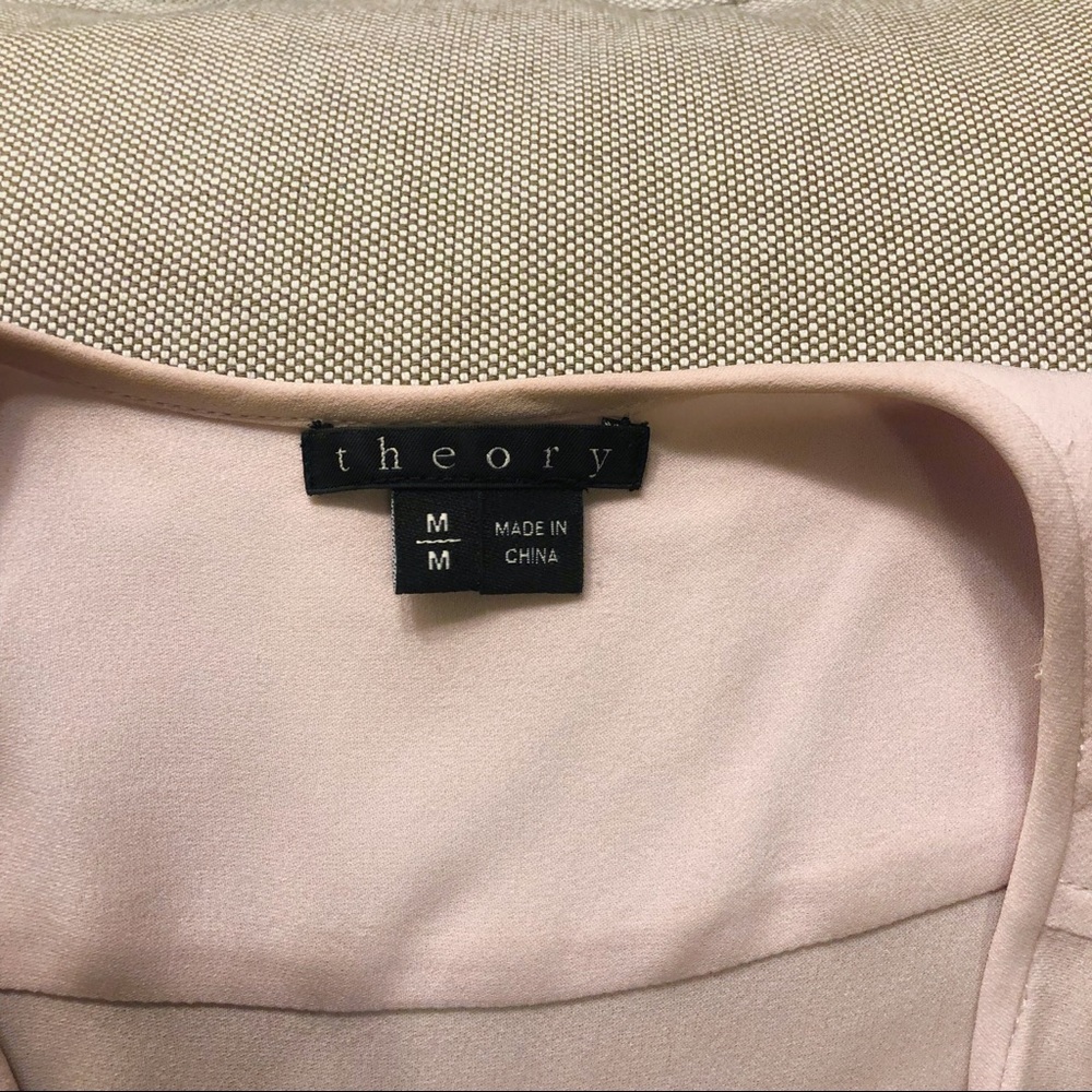 Theory Silk Sleeveless button down blouse-Lilac M - Picture 6 of 6